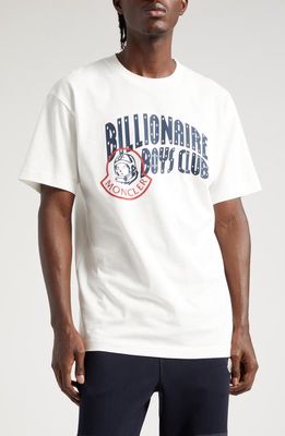 Moncler Genius x Billionaire Boys Club Cotton Graphic T-Shirt in White