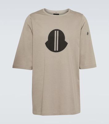 Moncler Genius x Rick Owens logo cotton jersey T-shirt