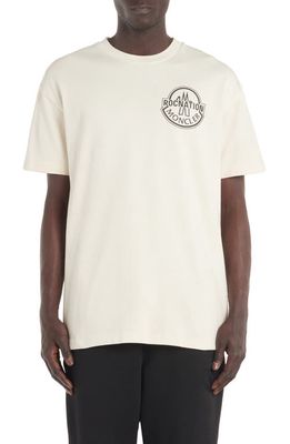Moncler Genius x Roc Nation Cotton Graphic T-Shirt in White