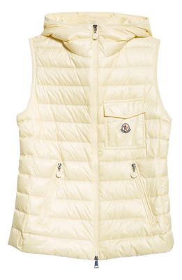 Moncler Glygos Hooded Down Vest in Yellow