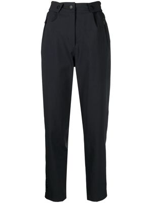 Moncler Grenoble adjustable-waist straight-leg trousers - Black