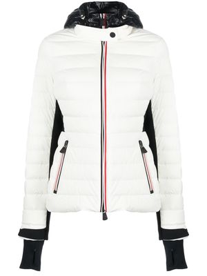 Moncler Grenoble Bruche belted padded ski jacket - White