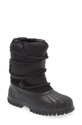 Moncler Grenoble Chris Faux Fur Lined Waterproof Snow Boot in Black