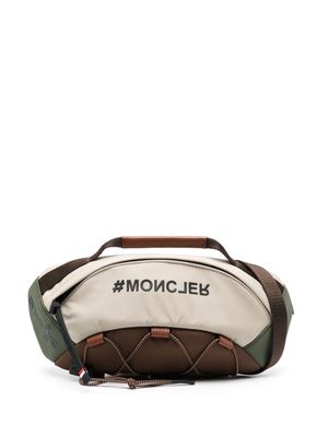 Moncler Grenoble colour block-panel belt bag - Neutrals