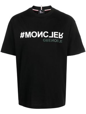 Moncler Grenoble Day-Namic logo-print cotton T-shirt - Black