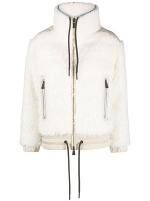 Moncler Grenoble down fleece jacket - White