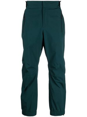 Moncler Grenoble elasticated-waist straight-leg trousers - Green