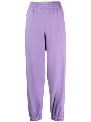 Moncler Grenoble elasticated-waistband detail trousers - Purple