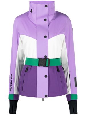 Moncler Grenoble Hainet panelled ski jacket - Purple