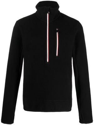 Moncler Grenoble half-zip fleece sweatshirt - Black