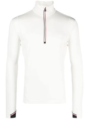 Moncler Grenoble half-zip high-neck sweatshirt - Neutrals