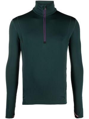 Moncler Grenoble high neck long-sleeve sweatshirt - Green