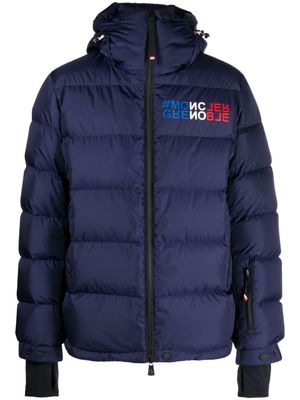 Moncler Grenoble Isorno logo-print puffer jacket - Blue