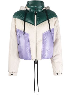 Moncler Grenoble Ledi colour-block puffer jacket - Neutrals