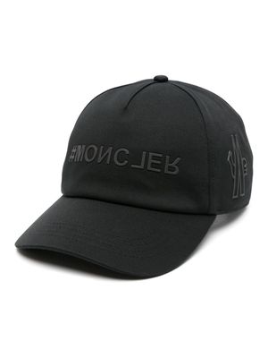 Moncler Grenoble logo-appliqué baseball cap - Black