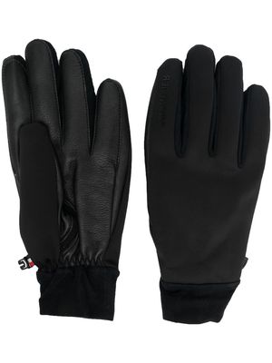 Moncler Grenoble logo padded gloves - Black