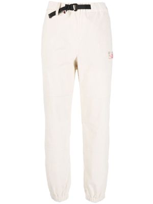 Moncler Grenoble logo-patch belted track pants - White
