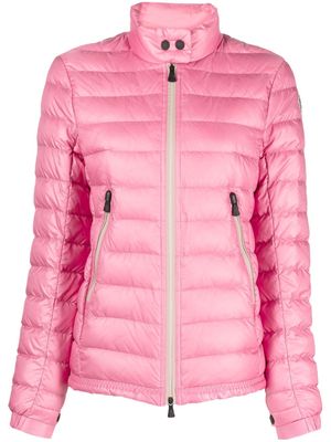 Moncler Grenoble logo-patch padded-design jacket - Pink