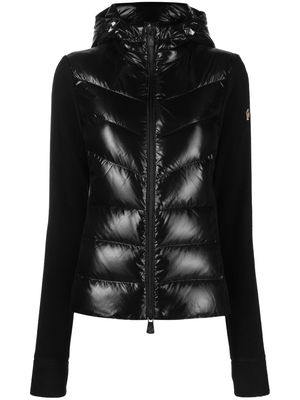 Moncler Grenoble logo-patch padded-panel jacket - Black