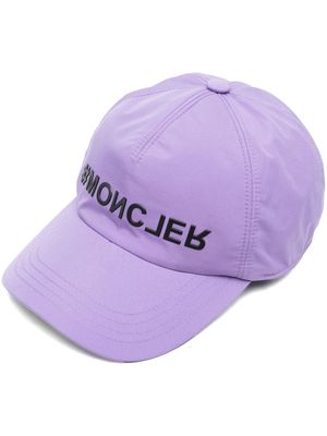 Moncler Grenoble logo-print baseball cap - Purple