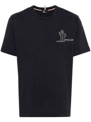 Moncler Grenoble logo-print T-shirt - Blue