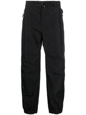 Moncler Grenoble logo-print tapered trousers - Black