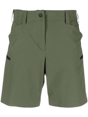 Moncler Grenoble logo-print wide shorts - Green
