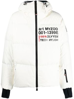 Moncler Grenoble Mazod logo-print down jacket - White