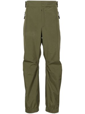 Moncler Grenoble mid-rise tapered performance trousers - Green