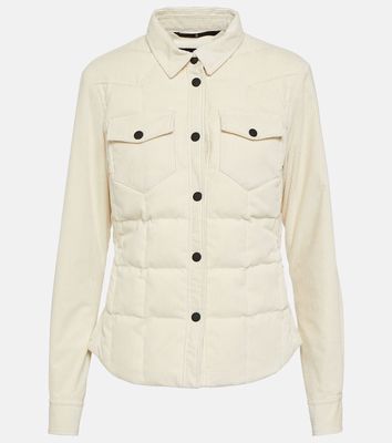 Moncler Grenoble Nangy corduroy quilted shirt jacket