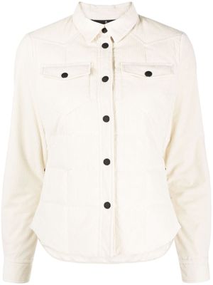 Moncler Grenoble Nangy padded shirt jacket - White
