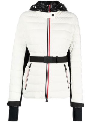 Moncler Grenoble padded zip-fastening coat - Neutrals