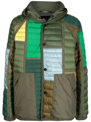 Moncler Grenoble panelled-design jacket - Green