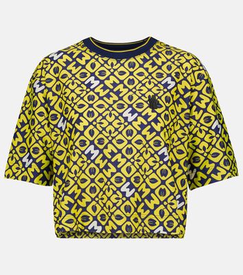 Moncler Grenoble Printed cropped T-shirt