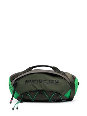 Moncler Grenoble raised-logo belt bag - Green