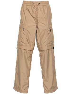 Moncler Grenoble ripstop straight trousers - Neutrals