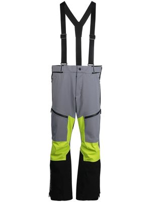 Moncler Grenoble Ski colour-block trousers - Grey