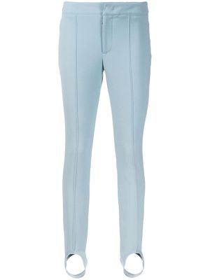 Moncler Grenoble slim-fit stirrup trousers - Blue