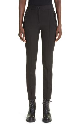 Moncler Grenoble Stretch Twill Skinny Pants in Black