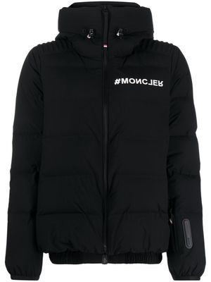 Moncler Grenoble Suisses logo-print puffer jacket - Black