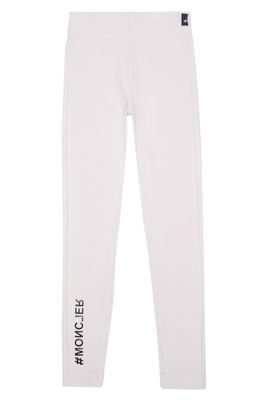 Moncler Grenoble Technical Jersey Leggings in White