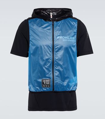 Moncler Grenoble Technical short-sleeved vest