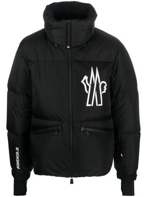 Moncler Grenoble Verdons logo-print ski jacket - Black