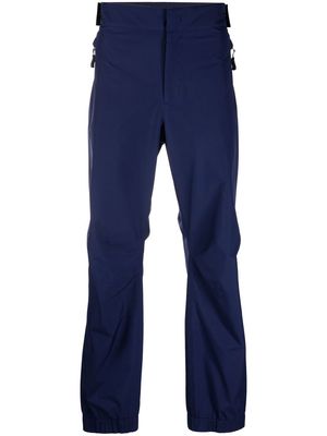 Moncler Grenoble water-resistant straight-leg trousers - Blue