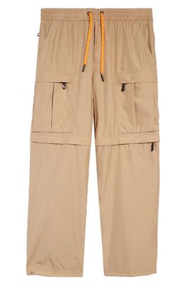 Moncler Grenoble Zip-Off Cargo Pants in Light Brown