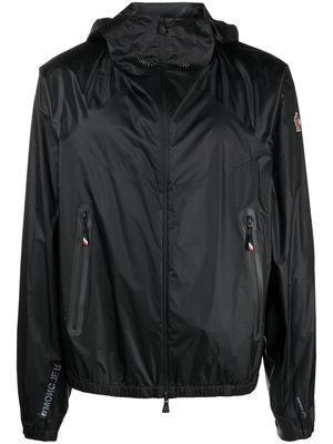 Moncler Grenoble zip-up hooded jacket - Black