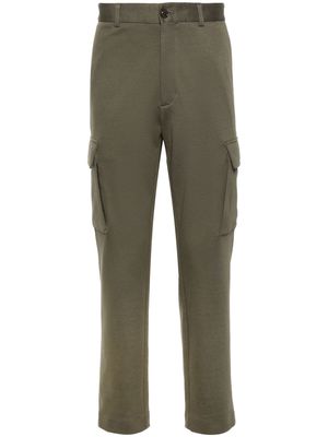 Moncler high-waist tapered cargo trousers - Green