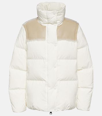 Moncler Jotty shearling-trimmed down jacket