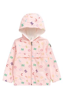 Moncler Kids' Anstey Hooded Jacket in Pink Multi