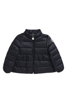 Moncler Kids' Joelle Quilted Down Coat in Blue Navy